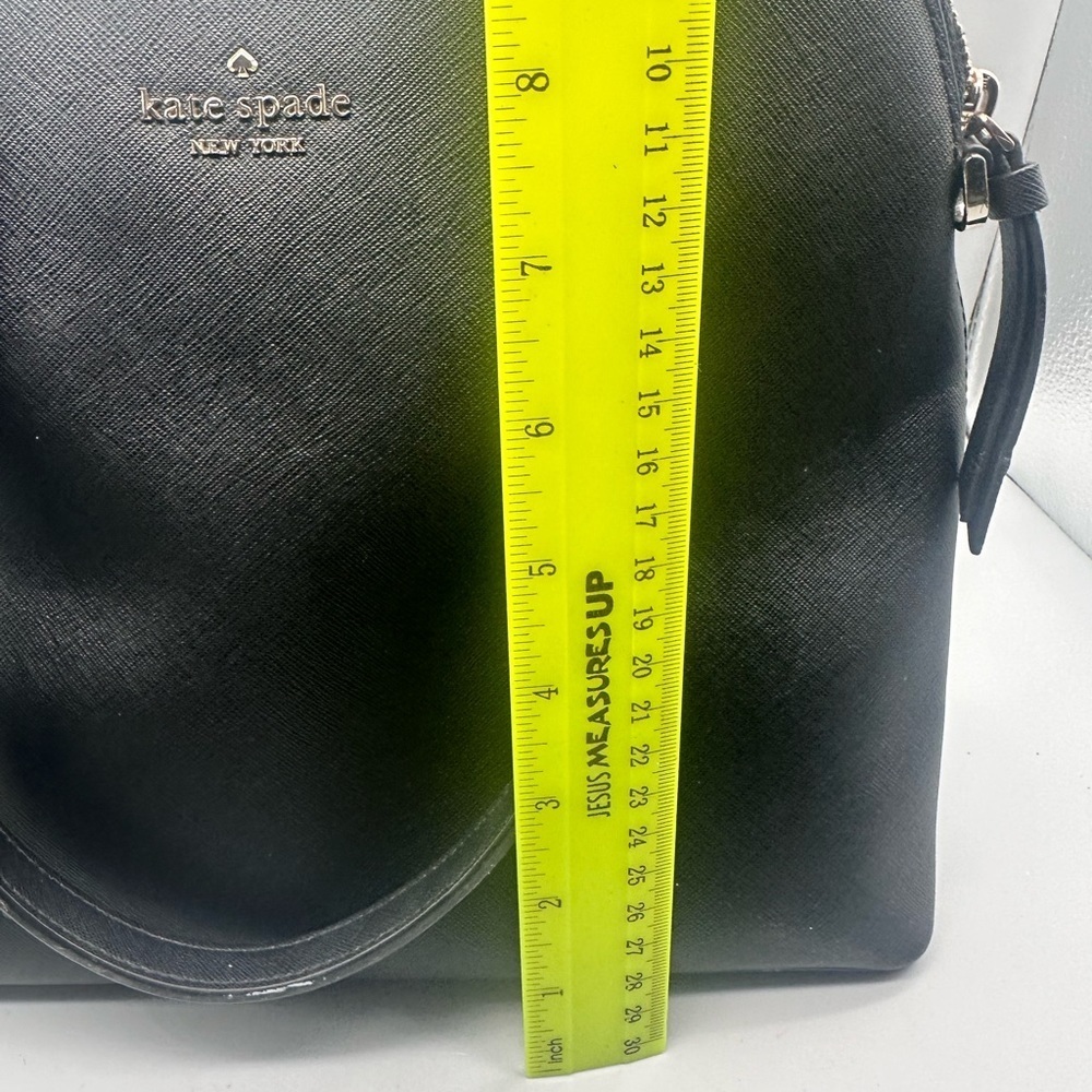 Kate Spade NY Patterson Dr black full zip satchel - Picture 6 of 14